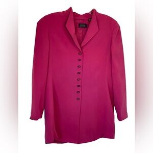 NWT - Dana Buchman Silk button up Blouse. Size 14 New old stock